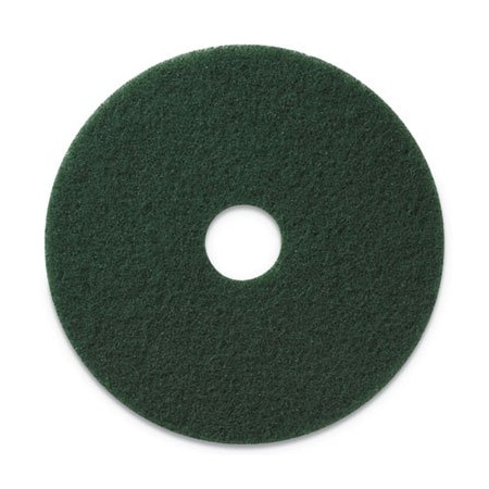 Americo, SCRUBBING PADS, 17in DIAMETER, GREEN, 5PK